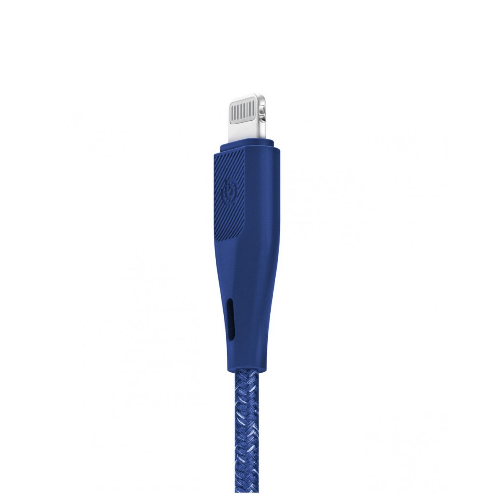 Кабель EnergEA Bazic GoCharge USB-C - Lightning MFI 1.2м. Цвет: синий
