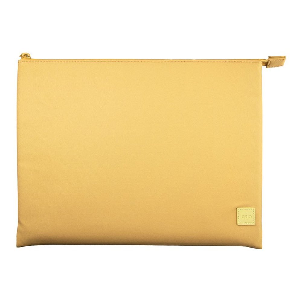 Чехол Uniq LYON RPET fabric для ноутбуков 14", переработанный ПЭТ. Цвет: жёлтый