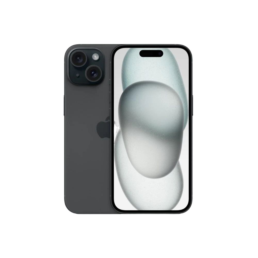 Смартфон Apple iPhone 15 256 ГБ. Цвет: черный