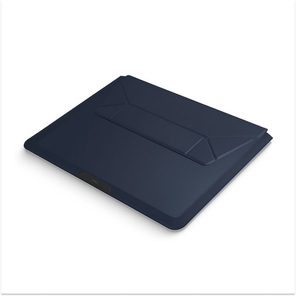 Чехол Uniq Oslo V2 PU leather для ноутбуков 14". Цвет: морской синий