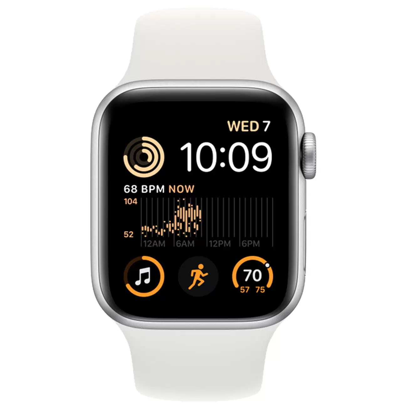 Apple Watch SE (2022), 40мм, корпус из алюминия серебристого цвета