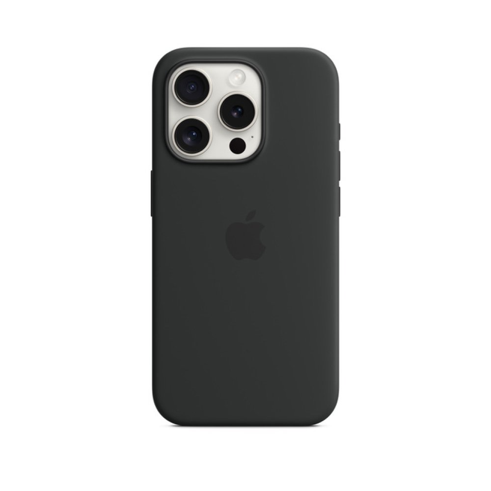 Силиконовый чехол MagSafe для iPhone 15 Pro Silicone Case with MagSafe - Black