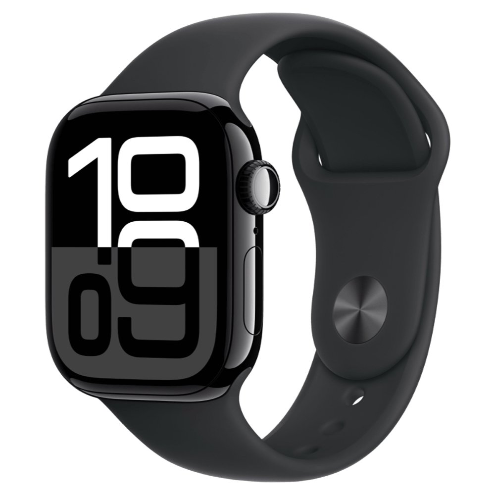 Apple Watch Series 10, 46мм, корпус из алюминия черного цвета