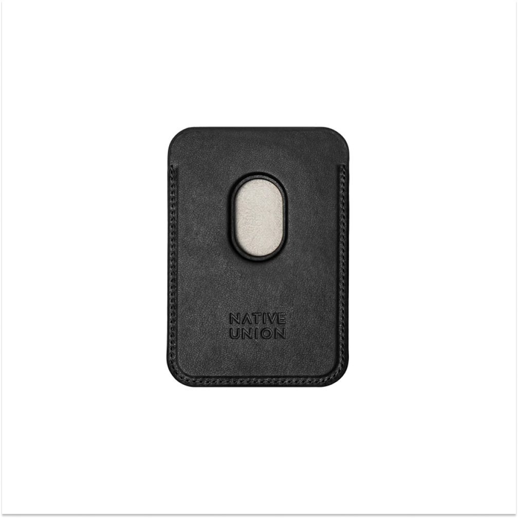 Магнитный бумажник Native Union (RE)CLASSIC CARD WALLET. Цвет: чёрный