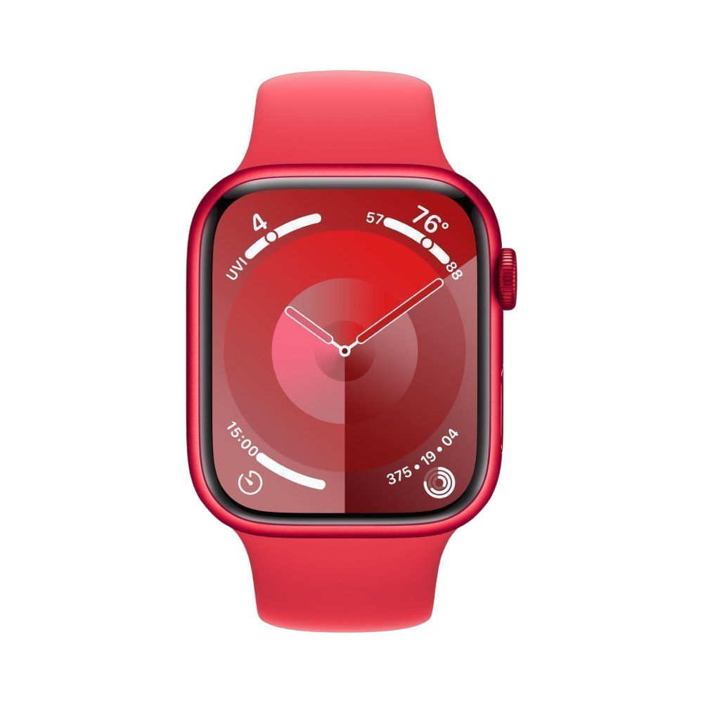 Apple Watch Series 9, 41мм, корпус из алюминия красного цвета