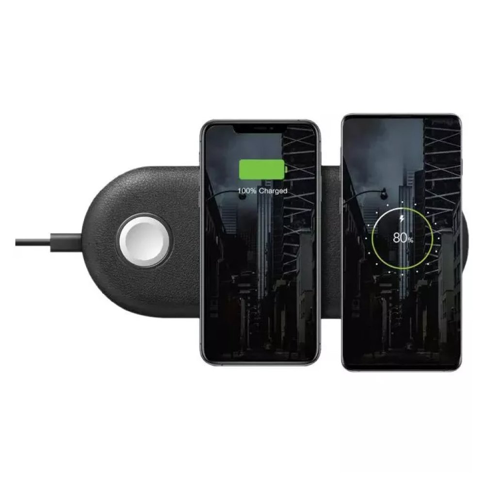 Док-станция EnergEA WiDisc Trio для iPhone, Airpod, Apple Watch 7.5/10 Вт. Цвет: чёрный