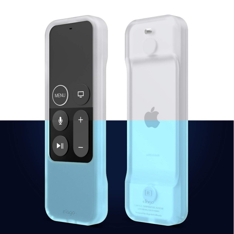 Чехол Elago для пульта Apple TV R2 Slim case Nightglow blue