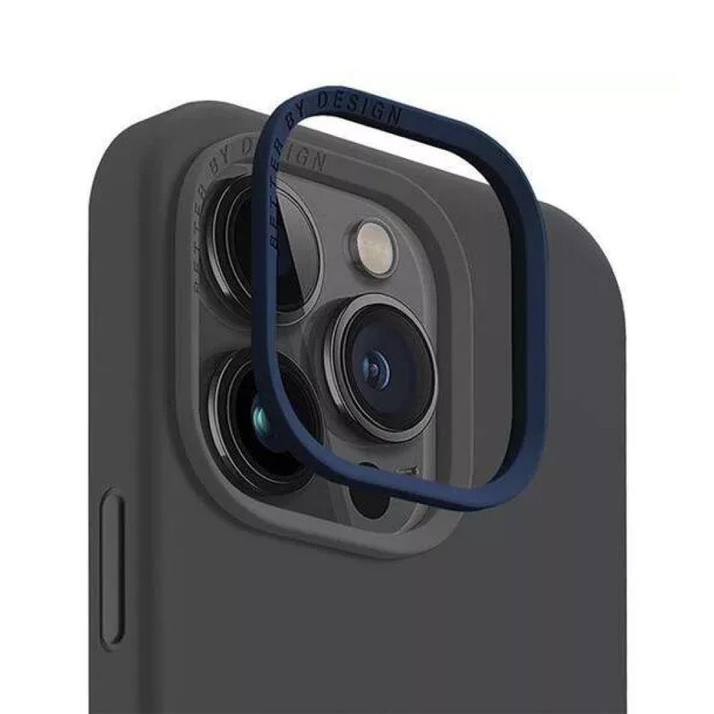 Чехол Uniq LINO MagSafe для iPhone 15 Pro. Цвет: тёмно-серый