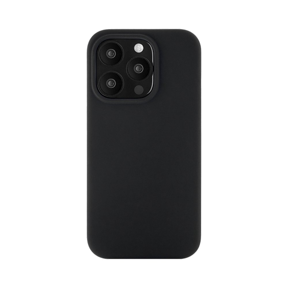 Чехол Ubear Touch Mag Case для iPhone 15 Pro Max, софт-тач силикон. Цвет: чёрный