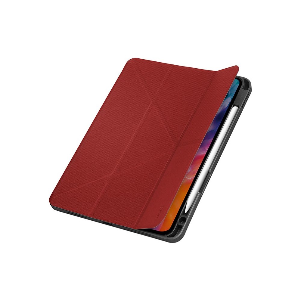 Чехол Uniq Transforma Rigor для Apple iPad Air 10.9 (2022), антимикробный. Цвет: красный