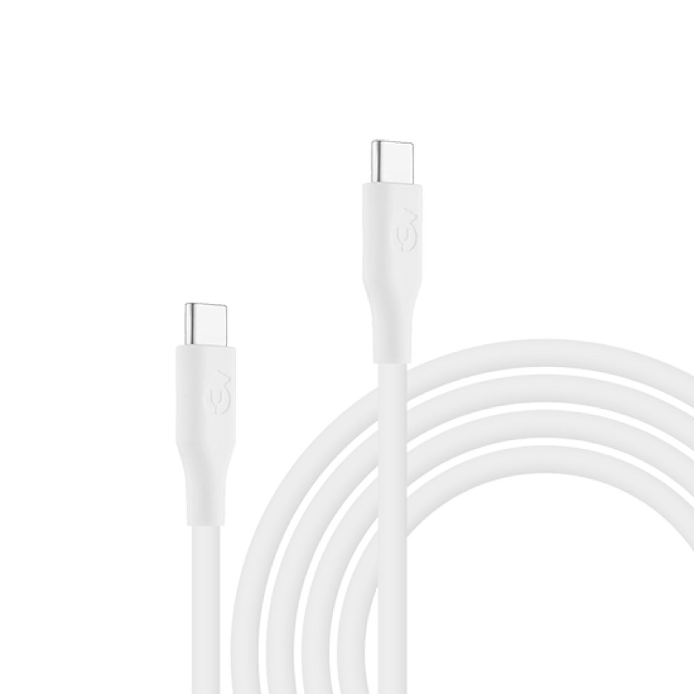 Кабель uBear Life Cable USB-C — USB-C, 100W, 2м. Цвет: белый
