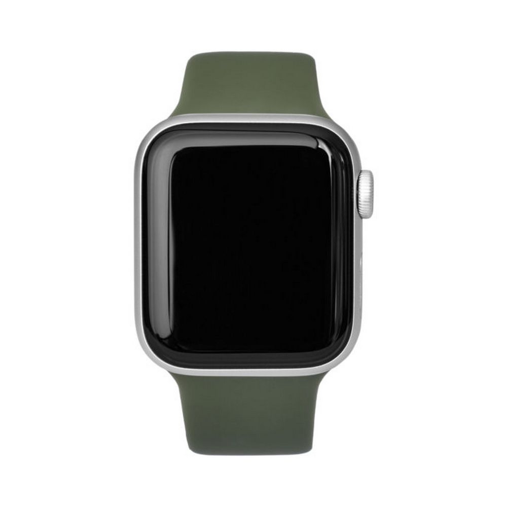 Ремешок силиконовый vlp Silicone Band для Apple Watch 42мм/44мм. Цвет: тёмно-зелёный