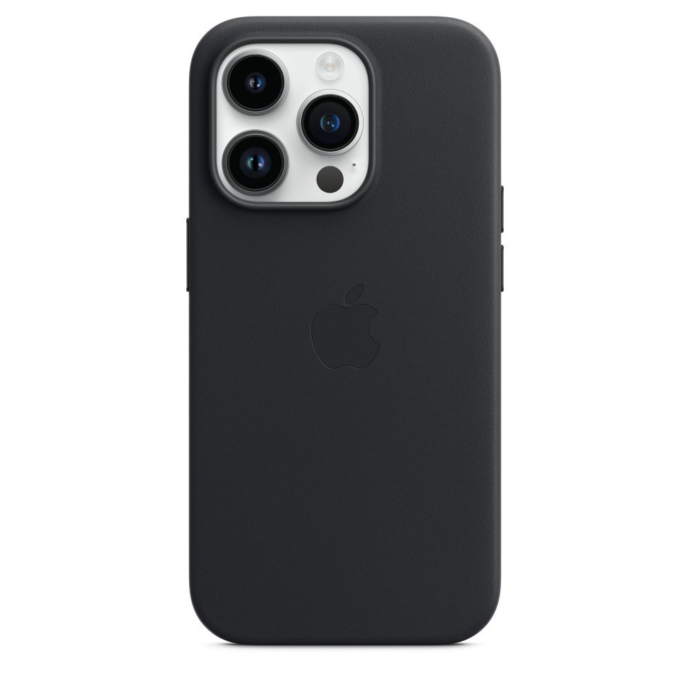 Кожаный чехол MagSafe для iPhone 14 Pro Max Leather Case with MagSafe - Midnight
