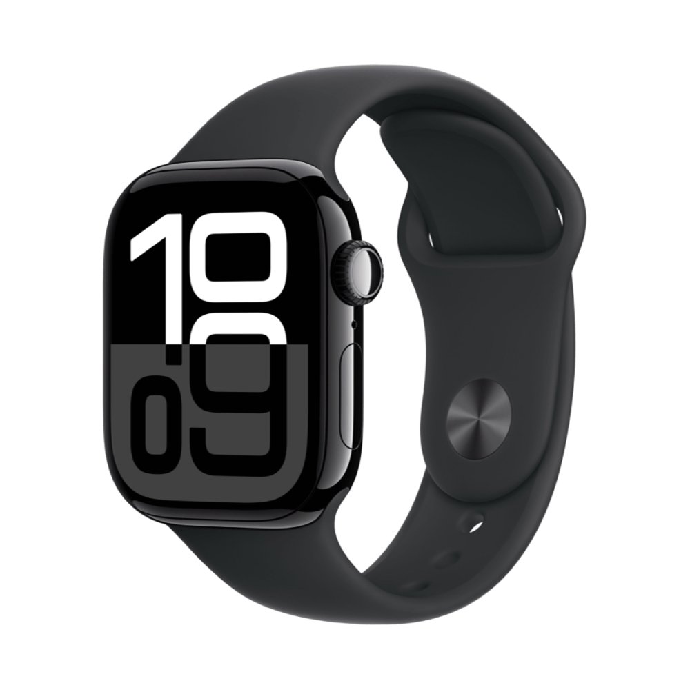 Apple Watch Series 10, 42мм, корпус из алюминия черного цвета