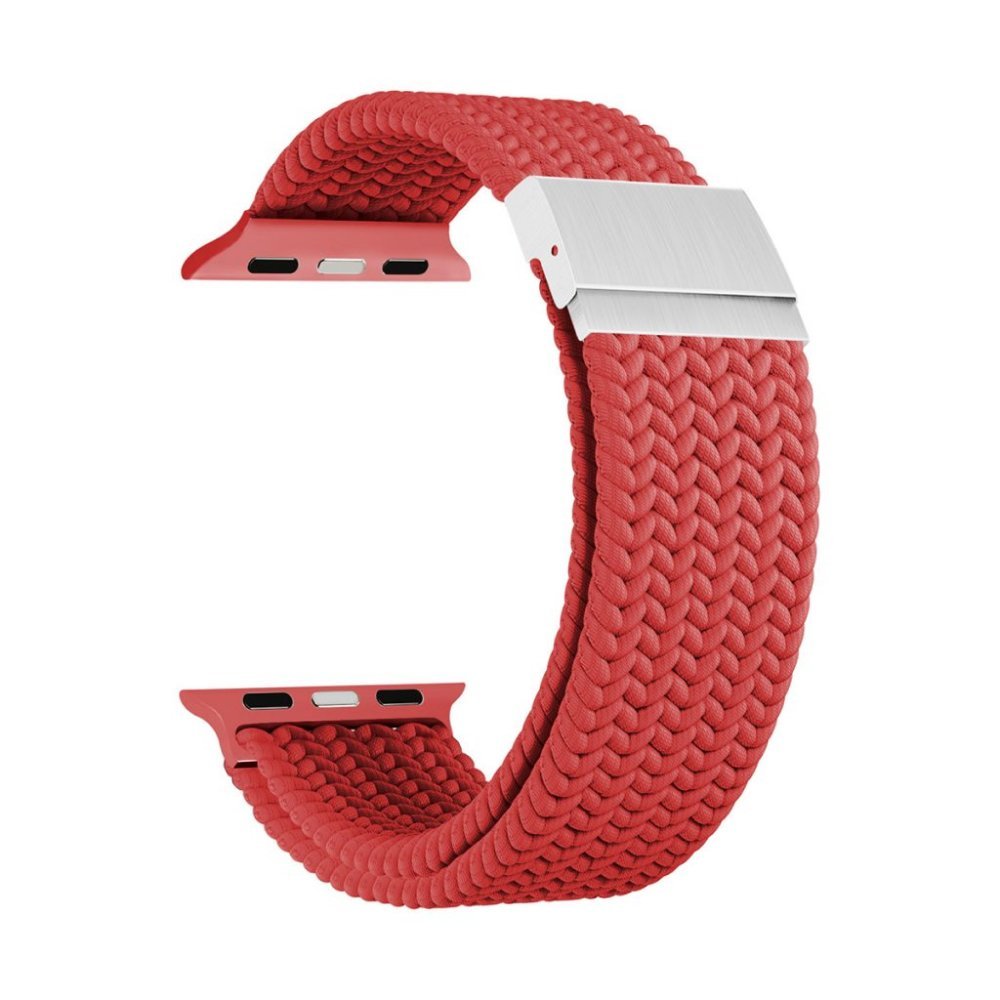 Ремешок нейлоновый Lyambda Pleione для Apple Watch 38/40/41мм. Цвет: красный