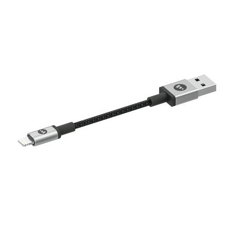 Кабель Mophie USB-A — Lightning, 9см. Цвет: черный