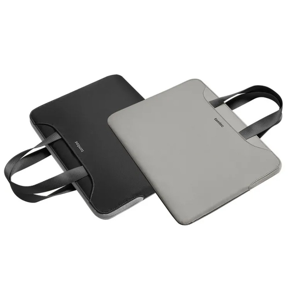 Сумка Tomtoc TheHer Dual-color Slim Laptop Handbag A21 для ноутбуков 13.5".Цвет: серо-чёрный