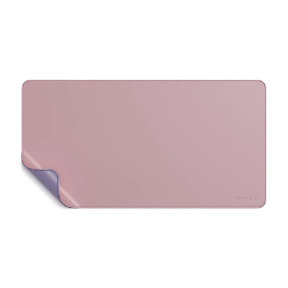 Коврик Satechi Dual Side Eco Leather Deskmate, эко-кожа 58.5*31 см. Цвет: розовый/фиолетовый