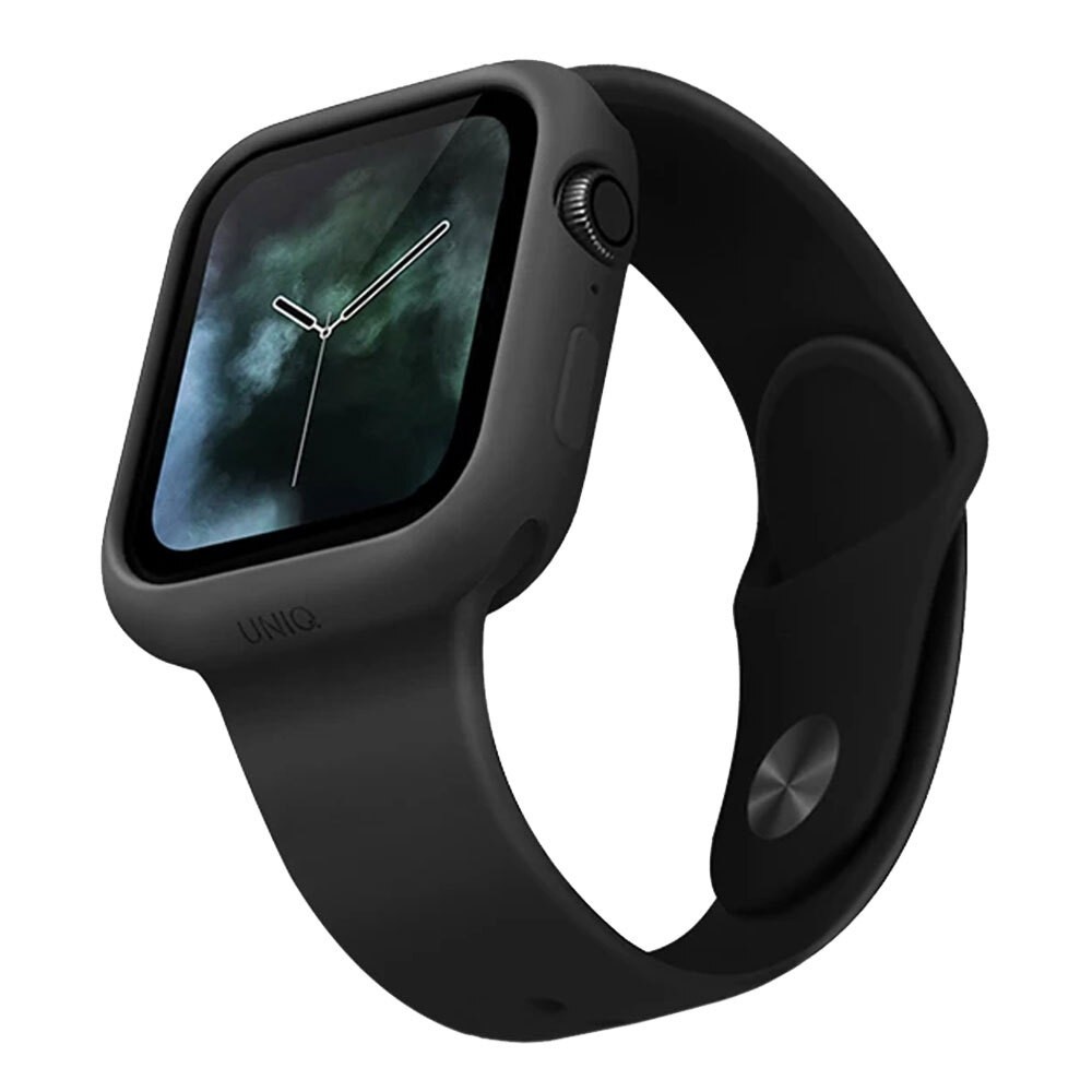 Чехол Uniq Lino для Apple Watch 4/5 44мм. Цвет: черный