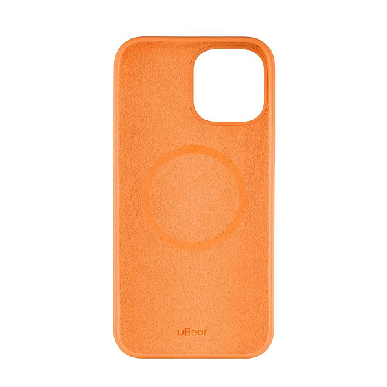 Чехол Ubear Touch Mag Case для iPhone 13 Pro Max, софт-тач силикон. Цвет: оранжевый