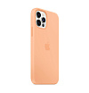 Силиконовый чехол MagSafe для iPhone 12 Pro Max. Цвет: светло-абрикосовый