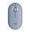 Беспроводная компьютерная мышь Logitech Pebble M350 Цвет: сине-серый