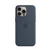 Силиконовый чехол MagSafe для iPhone 15 Pro Max Silicone Case with MagSafe - Storm Blue