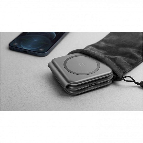 Беспроводное з/у EnergEA MagTio 3in1 magnetic wireless foldable charger 15 Вт. Цвет: серый
