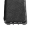 Чехол Mujjo Full Leather Wallet Case для iPhone 15 Pro, MagSafe, кожаный. Цвет: черный