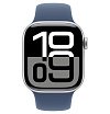 Apple Watch Series 10, 46мм, корпус из алюминия серебристого цвета