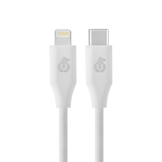 Кабель uBear Life Cable MFi USB-C — Lightning 1.2м. Цвет: белый