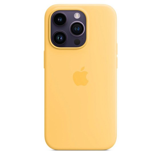 Силиконовый чехол MagSafe для iPhone 14 Pro Silicone Case with MagSafe - Sunglow