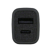 Автомобильное зарядное устройство Uniq Votra Duo P30 USB-C PD 18W + USB-A. Цвет: чёрный