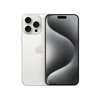 Смартфон Apple iPhone 15 Pro 256 ГБ (dual nano-SIM). Цвет: "Белый Титановый"