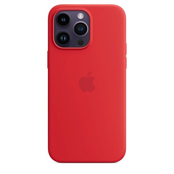 Силиконовый чехол MagSafe для iPhone 14 Pro Max Silicone Case with MagSafe - Red