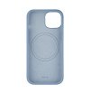 Чехол Ubear Touch Mag Case для iPhone 15, софт-тач силикон. Цвет: голубой