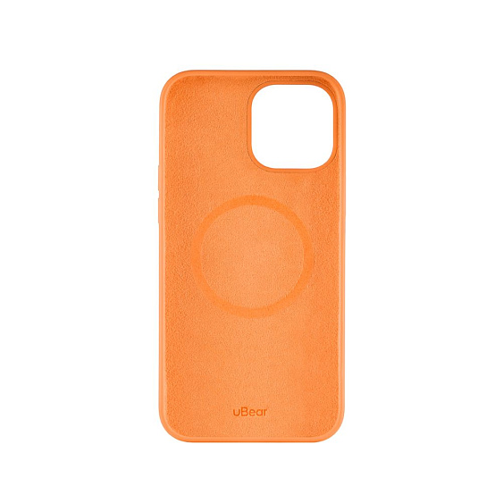 Чехол Ubear Touch Case для iPhone 13 Pro, софт-тач силикон. Цвет: оранжевый