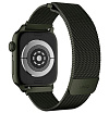 Ремешок из стали Uniq Dante Strap Mesh для Apple Watch 38мм/40мм. Цвет: зелёный