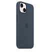 Силиконовый чехол MagSafe для iPhone 14 Silicone Case with MagSafe - Storm Blue