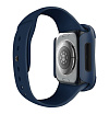 Чехол Uniq Torres антимикробный для Apple Watch 4/5/6/SE 44мм. Цвет: синий