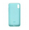 Чехол защитный vlp silicone case для iPhone XR. Цвет: бирюзовый