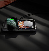 Беспроводное зарядное ZENS Liberty со стеклянной поверхностью Dual Wireless Charger. Цвет: черный
