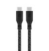 Кабель uBear Trend Cable USB-C — USB-C, 60W, 1.2м. Цвет: чёрный