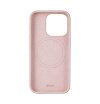 Чехол Ubear Touch Mag Case для iPhone 15 Pro, софт-тач силикон. Цвет: розовый