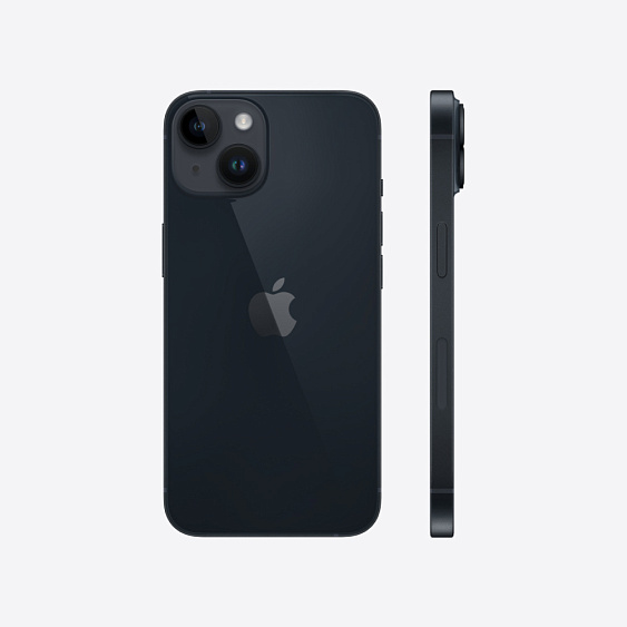Смартфон Apple iPhone 14 256 ГБ. Цвет: "Тёмная ночь"