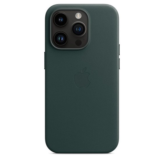 Кожаный чехол MagSafe для iPhone 14 Pro Leather Case with MagSafe - Green