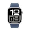 Apple Watch Series 10, 42мм, корпус из алюминия серебристого цвета