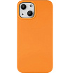 Чехол Ubear Touch Case для iPhone 13 mini, софт-тач силикон. Цвет: оранжевый