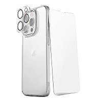 Набор Uniq Bundle 360 из Lifepro Xtreme+Optix glass+Camera lens для iPhone 14 Pro Max