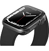 Чехол Uniq Glase (2 шт.) для Apple Watch 7 41мм. Цвет: прозрачный и серый